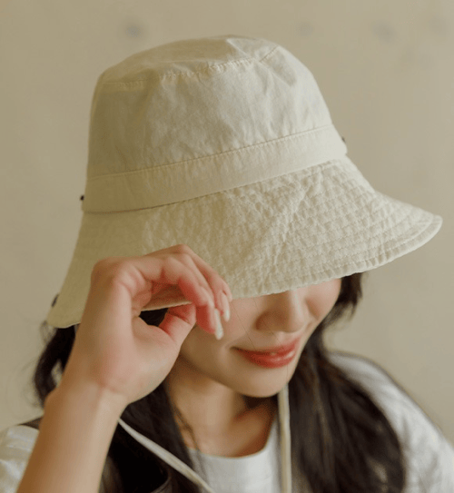 亮彩顏色刺繡漁夫帽